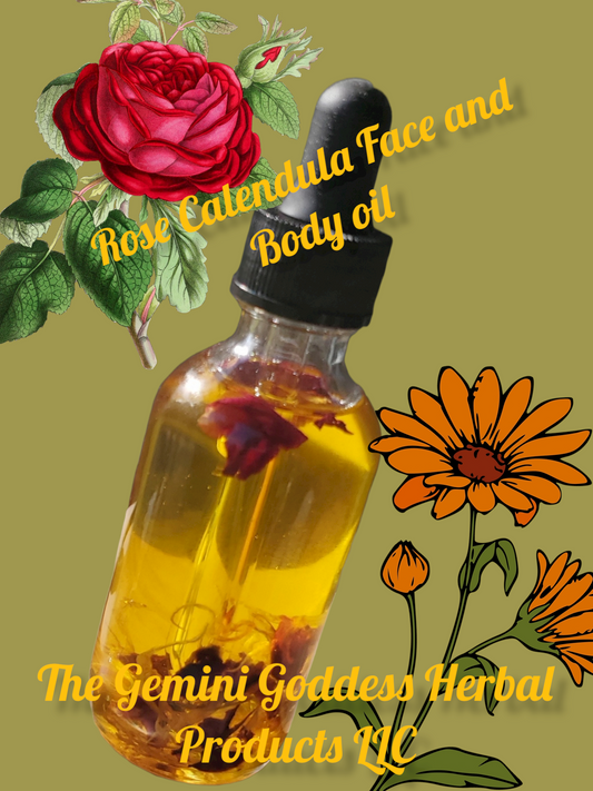 Rose Calendula Face and Body Oil